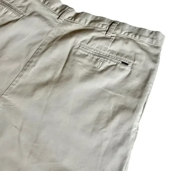 Men’s Polo Ralph Lauren | 42T Vintage Khaki Pleated Shorts | Preppy Classic - Picture 4 of 6